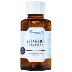 Naturafit Vitamin C 500 Depot Kapseln, 120 St
