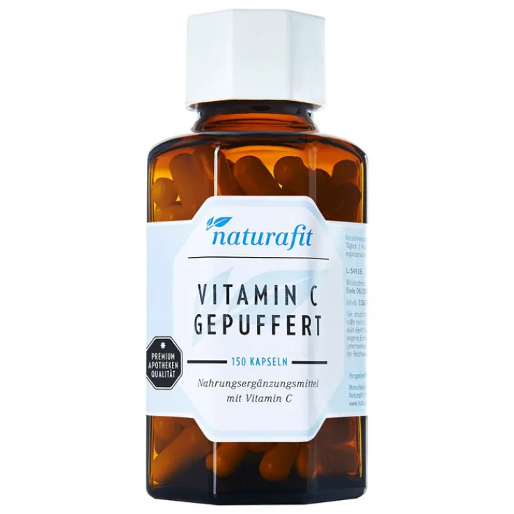 Naturafit Vitamin C gepuffert Kapseln, 150 St