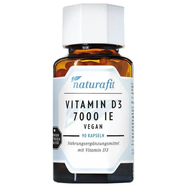 Outlet Naturafit Vitamin D3 7.000 I.E. vegan Kapseln, 90 St