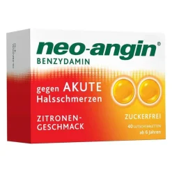 neo-angin Benzydamin gegen akute Hasschmerzen Zitrone, 40 St