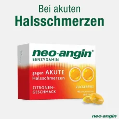 neo-angin Benzydamin gegen akute Hasschmerzen Zitrone, 40 St