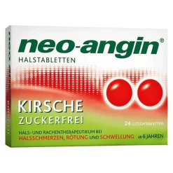 Online Neo Angin neo-angin Halstabletten Kirsche zuckerfrei, 24 St