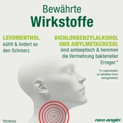 Neo Angin neo-angin Halstabletten Kirsche zuckerfrei, 12 St