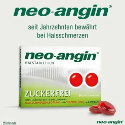 Clearance Neo Angin neo-angin Halstabletten zuckerfrei, 24 St