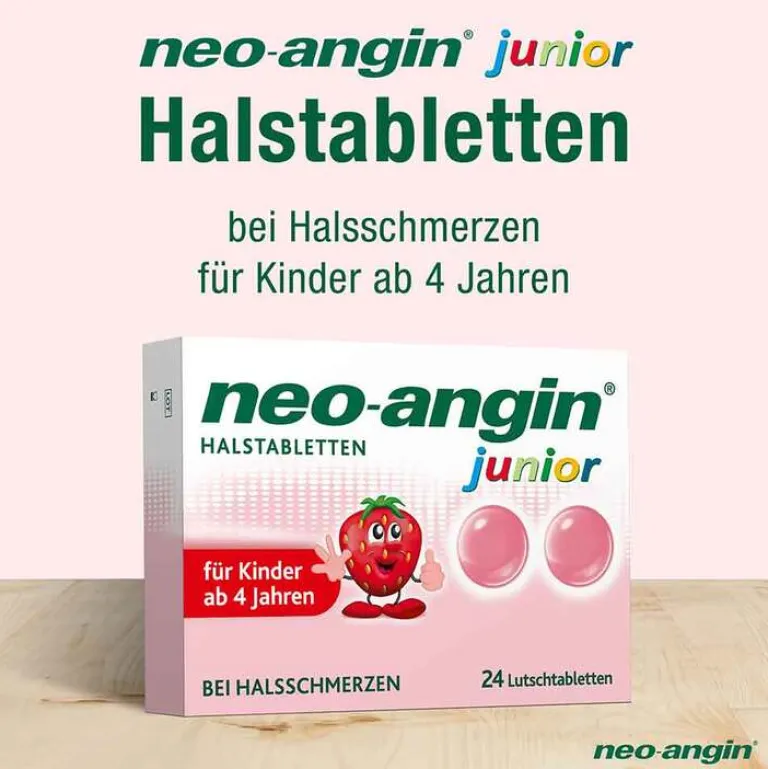 New Neo Angin neo-angin® junior Halstabletten, 24 St