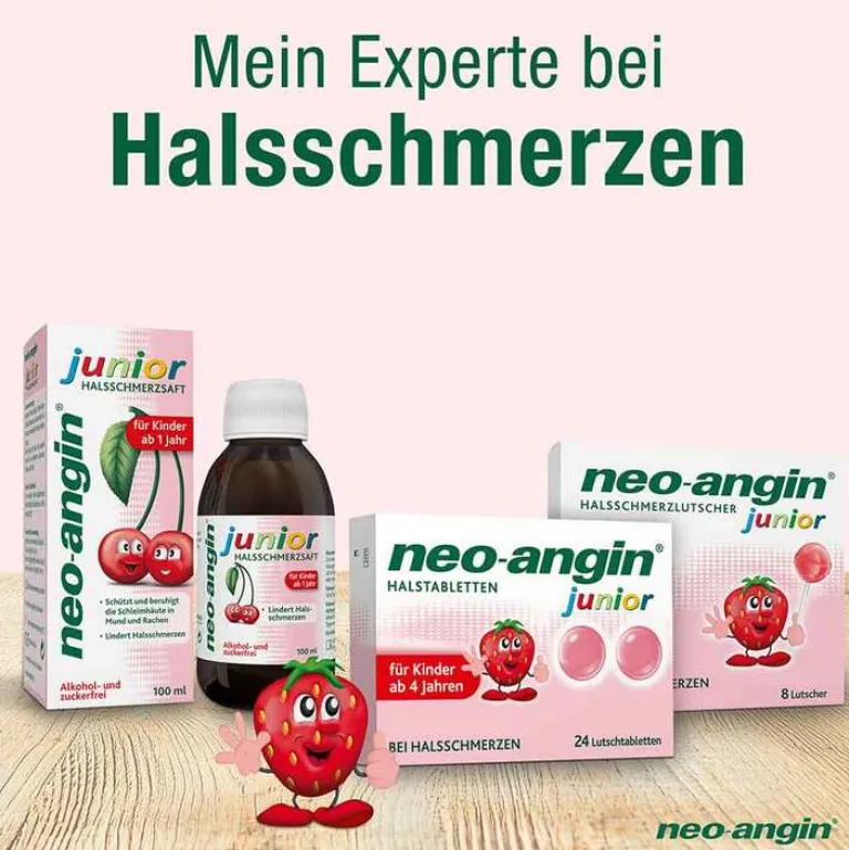 New Neo Angin neo-angin® junior Halstabletten, 24 St