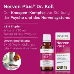 Clearance Nerven Plus Gemmo Komplex Vitamin B12 B6, 50 ml Vitamin C (Ascorbinsäure)|Vitamin B6 (Pyridoxin)