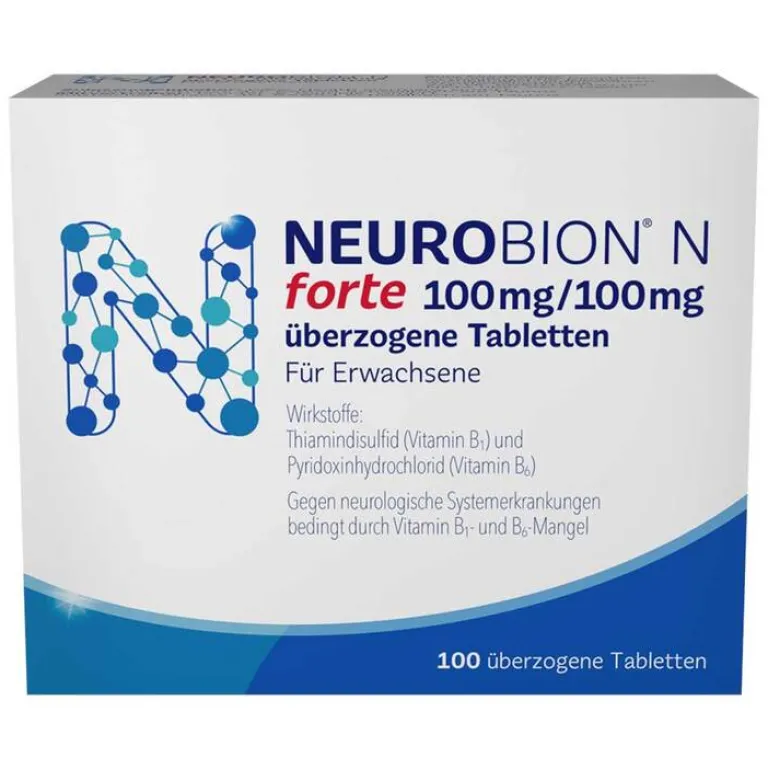 Online N forte überzogene Tabletten, 100 St Vitamin B6 (Pyridoxin)|Vitamin B1 (Thiamin)