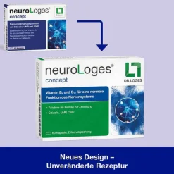 Online Neurologes concept Kapseln, 60 St Hirnleistung & Nerven