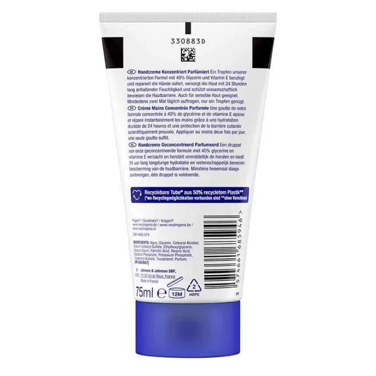 Discount Neutrogena norwegische Formel Konzentrat Handcreme parfümiert, 75 ml