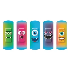 Discount happy kids Pflasterstrips Monster 2 Größen, 20 St Kinder Kinderpflaster