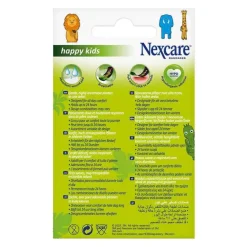 New Nexcare happy kids Pflasterstrips Tiere 2 Größen, 20 St
