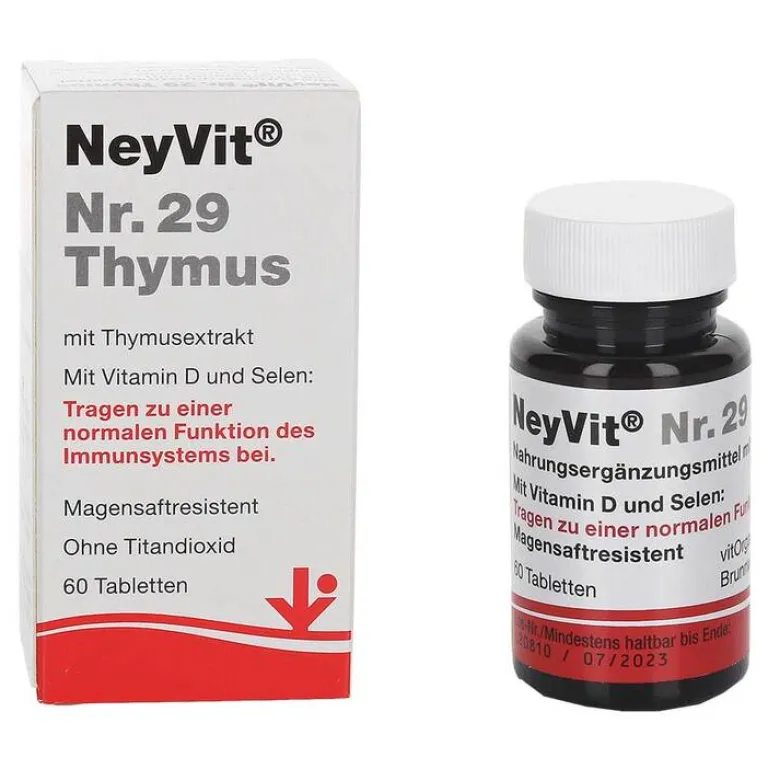 Outlet NeyVit Nr.29 Thymus magensaftresistente Tabletten, 60 St