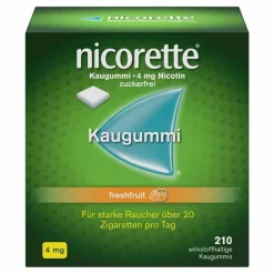 Clearance ® Kaugummi freshfruit, 4 mg Nikotin, 210 St Nikotinkaugummi