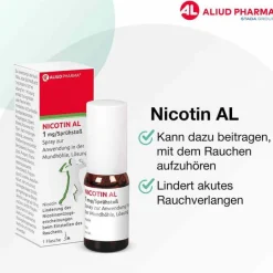NICOTIN AL 1mg/Sprühstoß Spray, 2x2 St Nikotinspray Und Inhaler