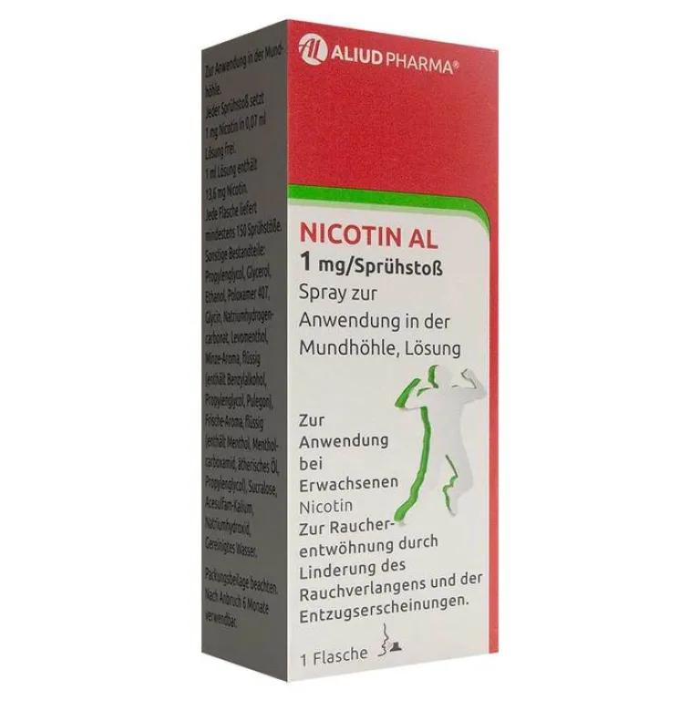 Sale Aliud Pharma NICOTIN AL 1mg/Sprühstoß Spray, 1 St