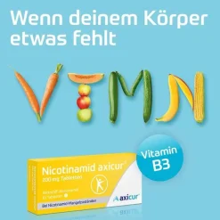 Outlet axicur Nicotinamid ® 200 mg Tabletten, 100 St