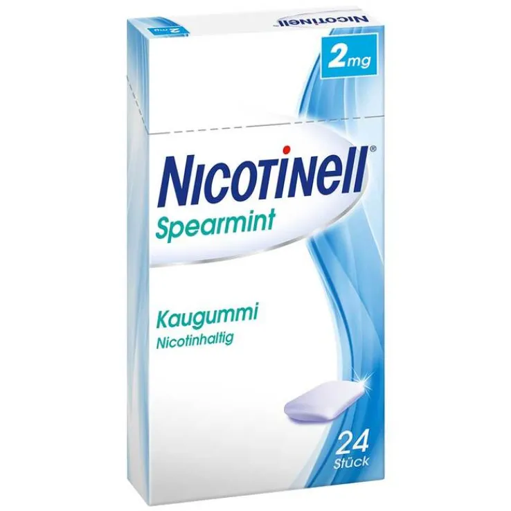 NICOTINELL Kaugummi 2 mg Spearmint, 24 St