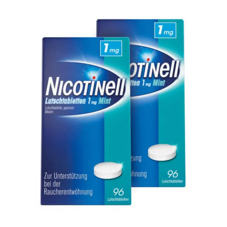 New Nicotinell Lutschtabletten 1 mg Mint, 2X96 St