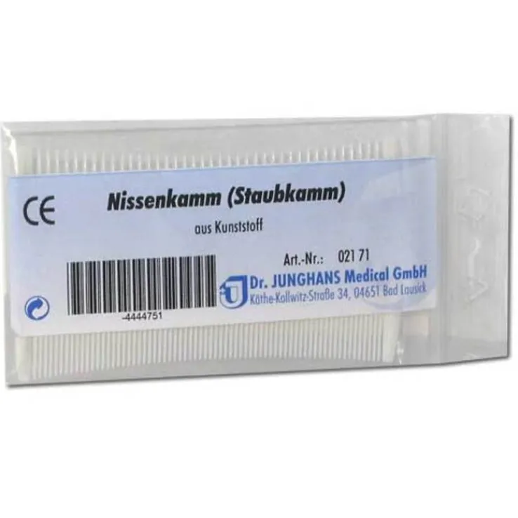 Nissenkamm Kunststoff weiß, 1 St