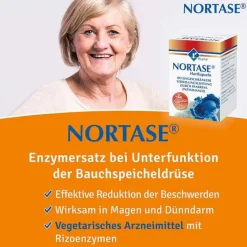 New Nortase Kapseln vegetarische Verdauungsenzyme, 50 St