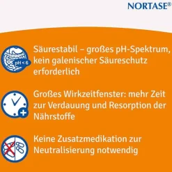 Discount Nortase Kapseln vegetarische Verdauungsenzyme, 20 St