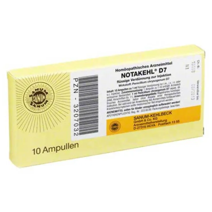 Notakehl D 7 Ampullen, 10X1 ml