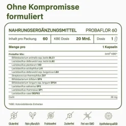 Nupure probaflor Mikrobiotika magensaftresistent Kapseln, 60 St