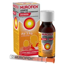 NUROFEN® Junior Fieber- und Schmerzsaft Erdbeer 40 mg/ml, 150 ml