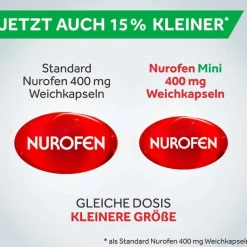Nurofen Mini 400 mg Weichkapseln, 20 St