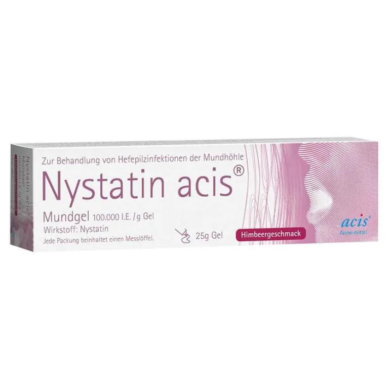 Nystatin Mundgel, 25 g Mundsoor-Medikamente