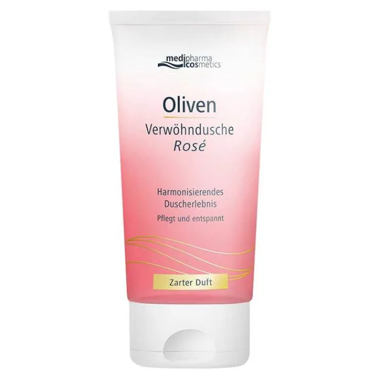 Oliven Verwöhndusche Rose, 150 ml