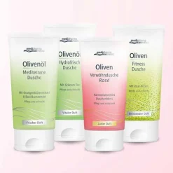 Oliven Verwöhndusche Rose, 150 ml