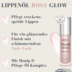 Olivenöl Lippenöl rosy glow, 4 ml