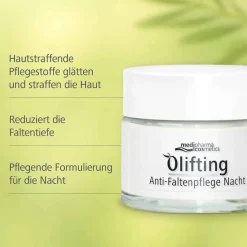 Discount Medipharma Cosmetics Olivenöl Olifting Anti Faltenpflege Creme Nacht, 50 ml