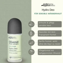 Online Olivenöl Per Uomo Hydro Deo, 50 ml Antitranspirant & Deo