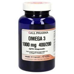 Best Omega 3 1000 mg 400 / 200 GPH Kapseln, 90 St Omega 3 Kapseln|Augenvitamine