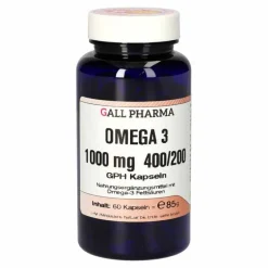 Online Omega 3 1000 mg 400 / 200 GPH Kapseln, 60 St Omega 3 Kapseln|Augenvitamine