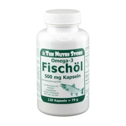 Online The Nutri Store Omega 3 Fischöl Kapseln 500 mg, 120 St
