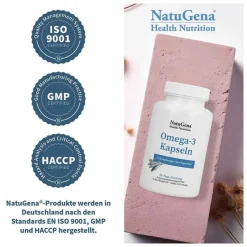 Clearance Omega-3 Kapseln Fischöl 705 mg DHA 1390 mg EPA, 90 St Omega 3 Kapseln