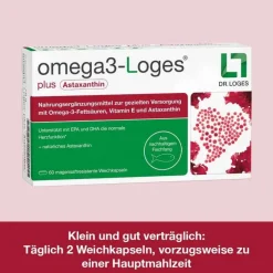 Sale Omega 3-Loges plus Kapseln, 60 St Omega 3 Kapseln