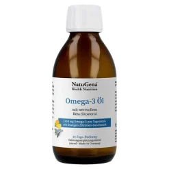 Sale Omega-3 NAT.Fischöl 2450 mg Orangen-Zitronenaroma, 200 ml Omega 3 Kapseln