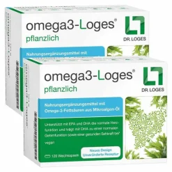 Dr. Loges OMEGA3-Loges pflanzlich Kapseln, 2x120 St