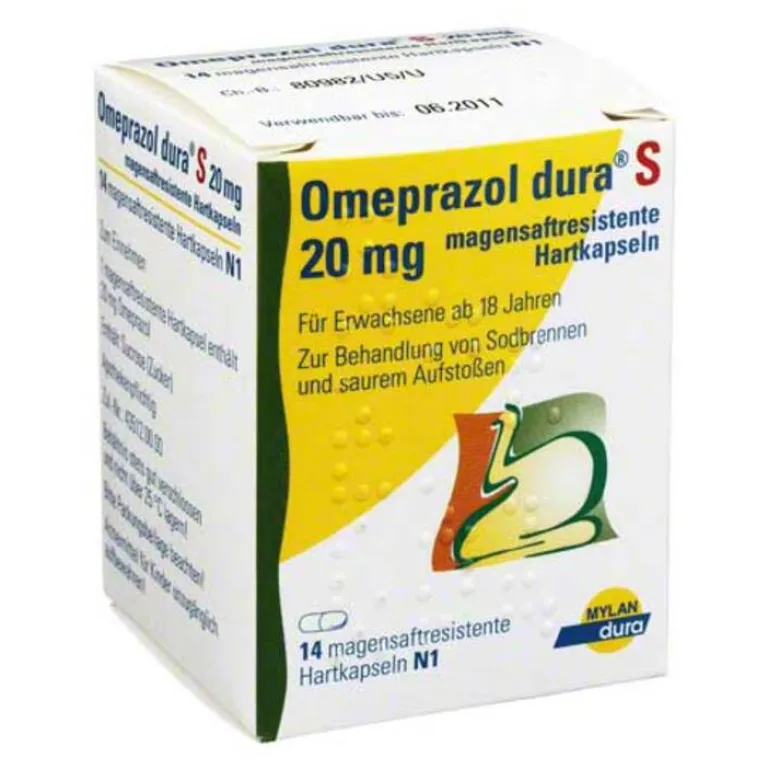 New Omeprazol S 20 mg magensaftresistente Kapseln, 14 St Sodbrennen Medikamente