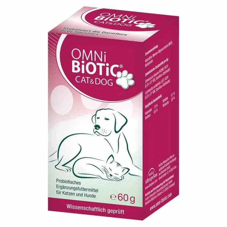 Outlet Omni Biotic Cat & Dog Pulver, 60 g