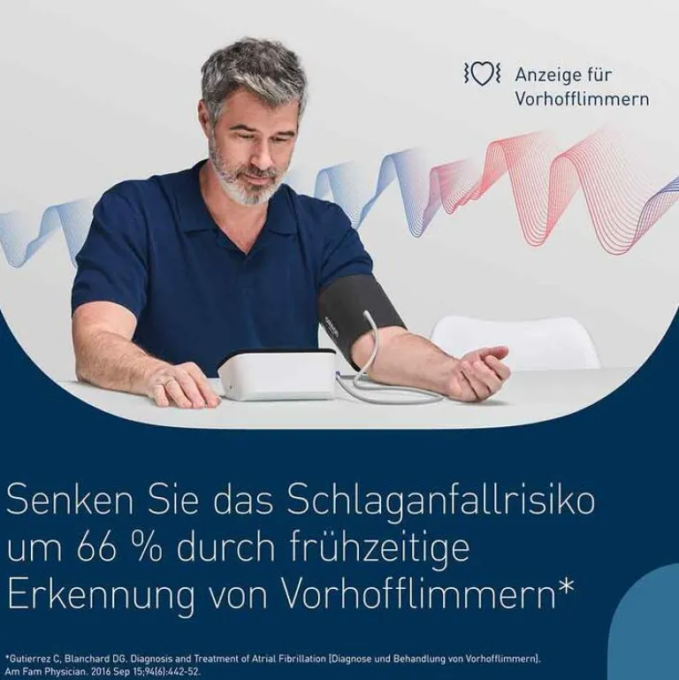 Hot Omron M4 Connect Afib Oberarm Blutdruckmessgerät, 1 St