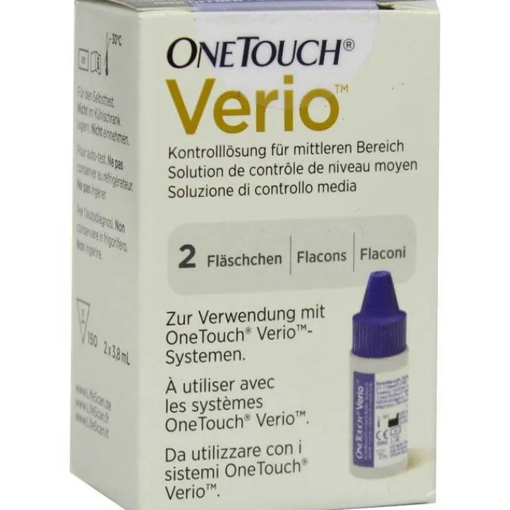 One Touch Verio Kontrolllösung mittel, 2X3.8 ml