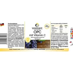 Online Warnke OPC 200 Bioflavonoide Kapsel, 100 St