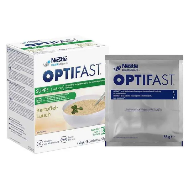 Optifast home Suppe Kartoffel-Lauch Pulver, 8X55 g