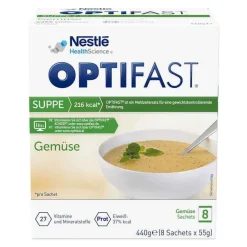 New Optifast Suppe Gemüse Pulver, 8X55 g